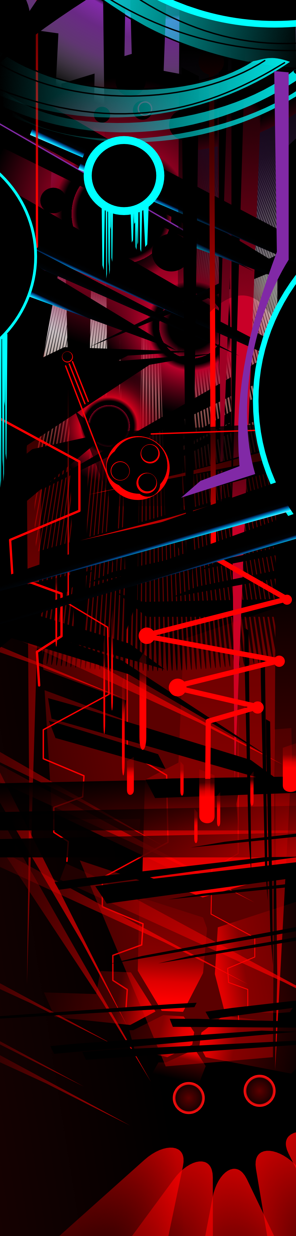 Futuristisk bylandskab